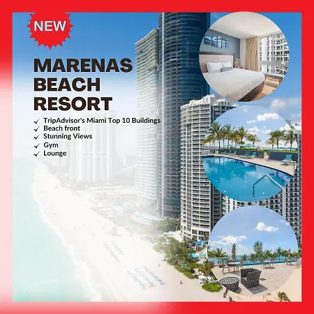 Appartamento Sunny Isles 1Bdr Sea View And Pool Miami Beach Esterno foto